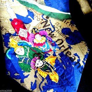 TABASCO New Orleans Neck Tie Mardi Gras